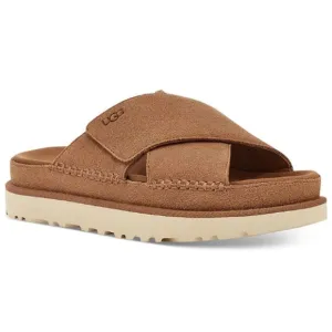 UGGs Goldenstar Crisscross Slide Platform Sandals EUC Size 6