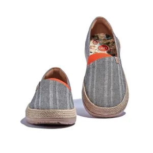 UIN Men's Espadrilles Walking Casual Loafers Travel Shoes Marbella (Galaxy Grey)