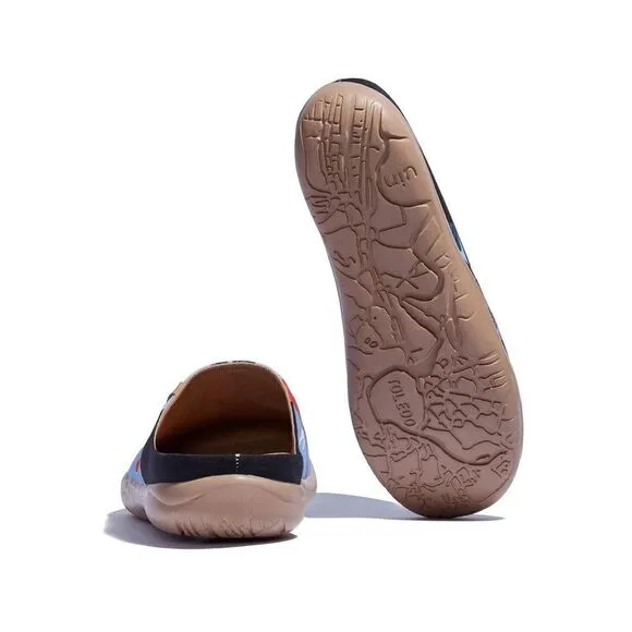UIN Men's Mules Comfort Canvas Upper shoe (Vacay Time Malaga )