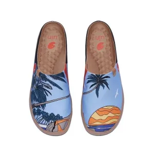 UIN Men's Mules Comfort Canvas Upper shoe (Vacay Time Malaga )