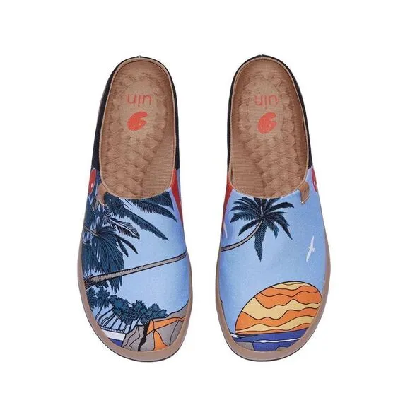 UIN Men's Mules Comfort Canvas Upper shoe (Vacay Time Malaga )