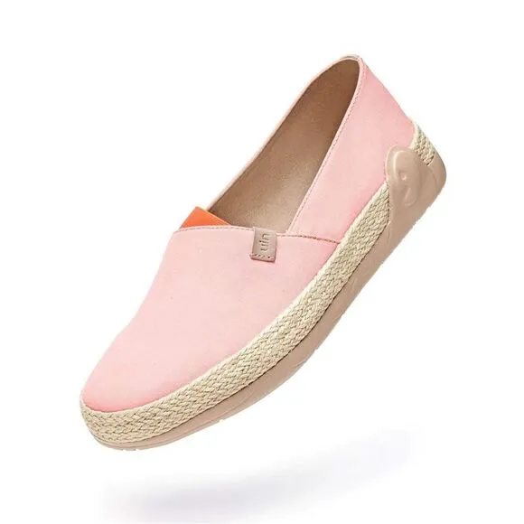 UIN Women's Espadrilles  Walking Casual Shoes (Marbella Crystal Rose)New No Box