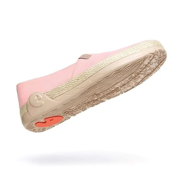 UIN Women's Espadrilles  Walking Casual Shoes (Marbella Crystal Rose)New No Box
