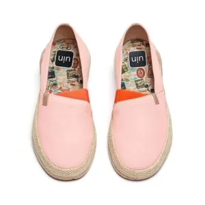 UIN Women's Espadrilles  Walking Casual Shoes (Marbella Crystal Rose)New No Box
