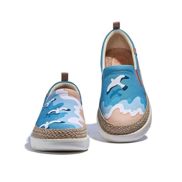UIN Women's Loafers Slip On Casual Comfort Shoes (FLYING BY SEA TARRAGONA I )