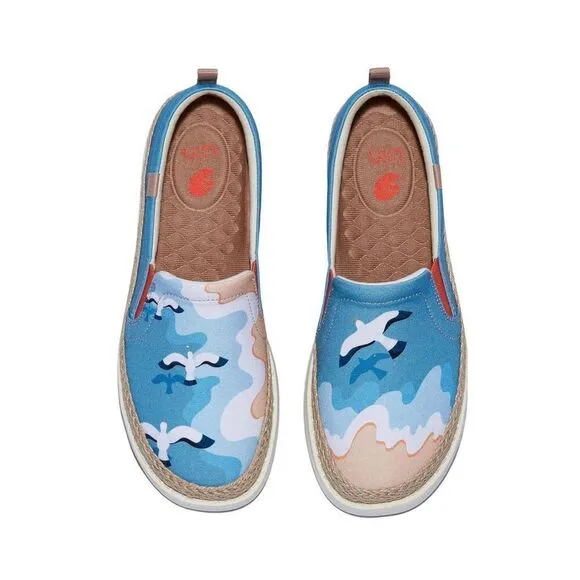 UIN Women's Loafers Slip On Casual Comfort Shoes (FLYING BY SEA TARRAGONA I )