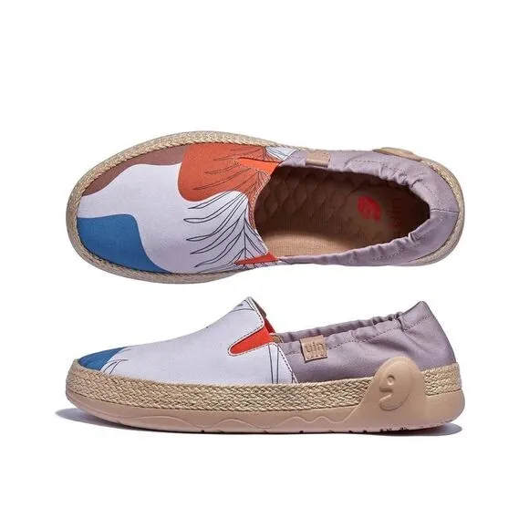 UIN Women's Espadrilles Canvas Walking Casual Shoes(Corner at Backyard Marbella)