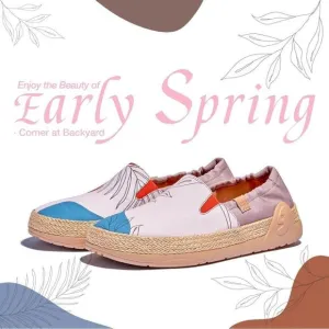 UIN Women's Espadrilles Canvas Walking Casual Shoes(Corner at Backyard Marbella)