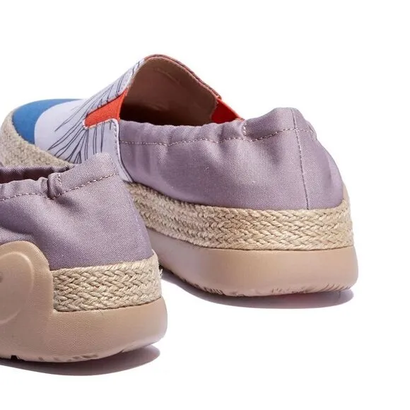 UIN Women's Espadrilles Canvas Walking Casual Shoes(Corner at Backyard Marbella)
