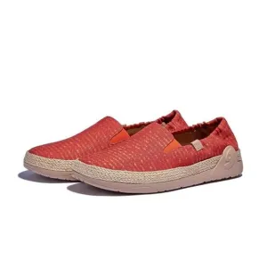UIN Women's Espadrilles Canvas Walking Casual Shoes (Burnt Ochre Marbella VI)