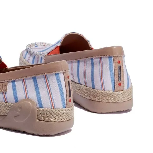 UIN Women's Espadrilles Knitted Casual Shoes (Retro Stripes Marbella V)