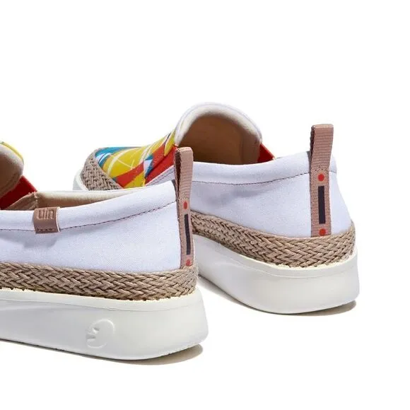 UIN Women's Loafers Slip On Casual Comfort Shoes (Surfing by Sea Tarragona)