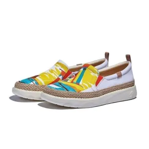 UIN Women's Loafers Slip On Casual Comfort Shoes (Surfing by Sea Tarragona)