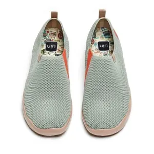 UIN Men's Slip Ons Walking Casual Loafers Shoes (Toledo Knitted Desert Sage)