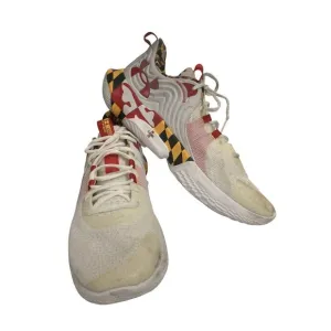 Under Armour Flow FUTR X 2 Team Men Size 15 Red White Maryland Colorway Sneakers