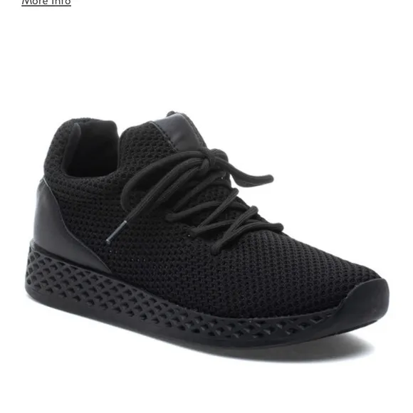 Urban Sport by J/Slides Tommie Stretch Nylon Sneaker- size 8- black- New