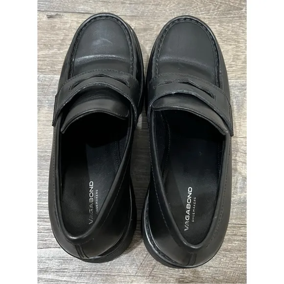 Vagabond Cosmo 2.0 Patent Leather Loafers Size 10