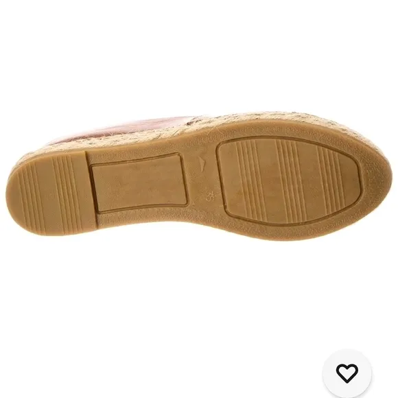 Valentino By Mario Valentino Brown and Gold Espadrilles