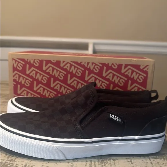 Vans Black Slip-On Sneakers