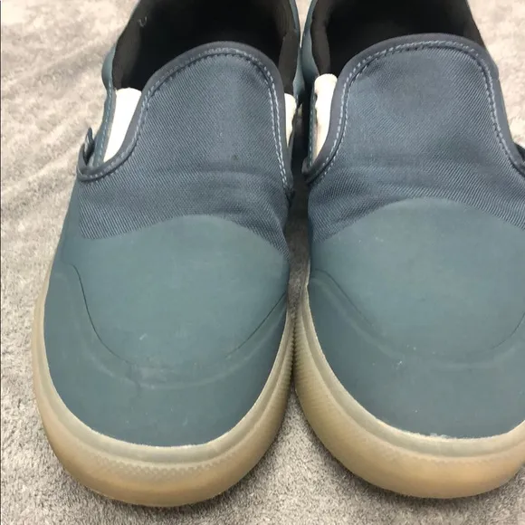Vans Blue Slip-On Sneakers Casual Skate Style