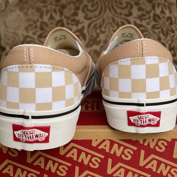 Vans Classic Slip On Checkerboard Frappe/Trwht WMN