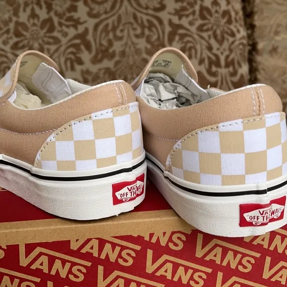 Vans Classic Slip On Checkerboard Frappe/Trwht WMN