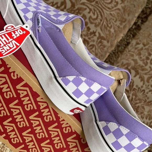 Vans Classic Slip On Checkerboard Violet Tulip men