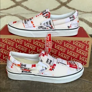 •VANS CLASSIC SLIP ON PACKING TAPE Blcdblc WMNS•