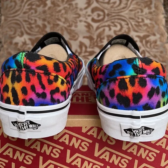 Vans Classic Slip On Rainbow/spot/leopard WMNS