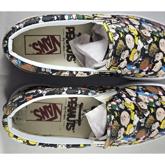 Vans Classic Slip-on X Peanuts &quot;The Gang&quot; Rare Ships FAST