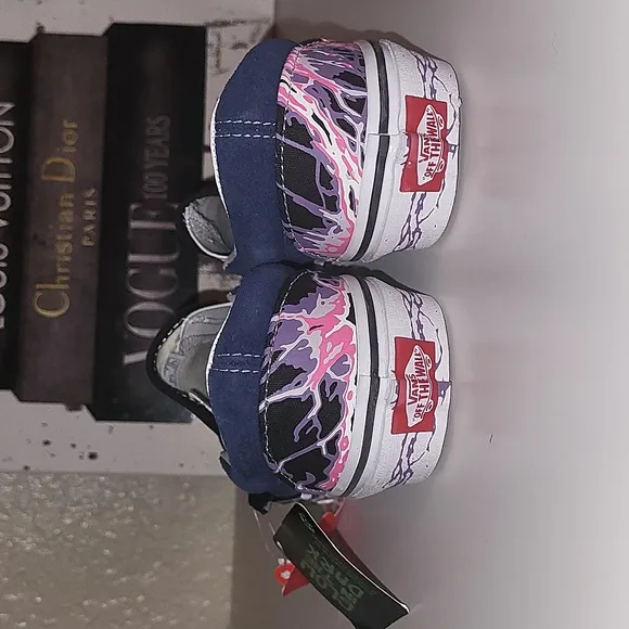 Vans Classic Slip On Zap Glow In The Dark Sneakers Sz 7, Men: 5.5