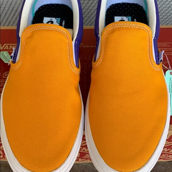 VANS COMFYCUSH SLIP ON MULTI BLOCK MULTI/TRWHT WMN