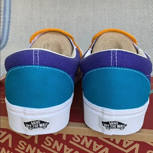 VANS COMFYCUSH SLIP ON MULTI BLOCK MULTI/TRWHT WMN