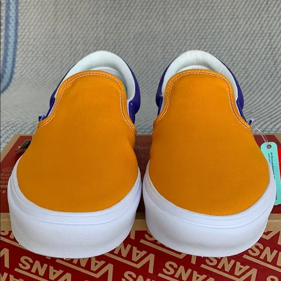 VANS COMFYCUSH SLIP ON MULTI BLOCK MULTI/TRWHT WMN