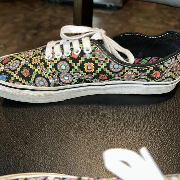 VANS Dia De Los Muertos Day Of The Dead Glow In The Dark Men’s Skateboard SZ 10