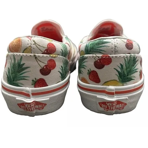 VANS Fruit Sneakers Kids Sz 3 Skatecore Indie Sleeze Retro Unisex Sporty Kidcore