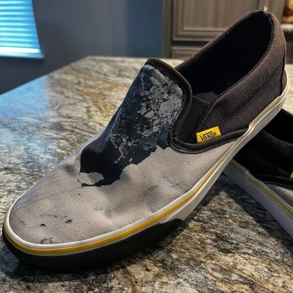 Vans Men's 11.5 National Geographic Slip-On Greenland Glacier Sneakers Casual
