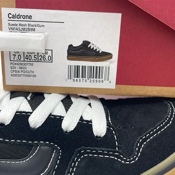Vans Men’s Caldrone Suede Mesh Black/GumVN0A5JM2B9M Sneakers