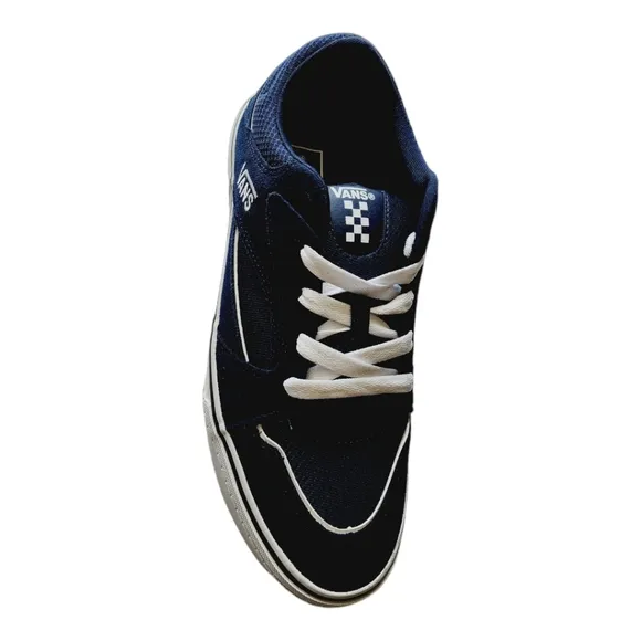 Vans Men's Colson Navy Blue Low-top Suede Sneakers Size 9.5