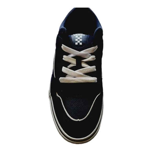 Vans Men's Colson Navy Blue Low-top Suede Sneakers Size 9.5