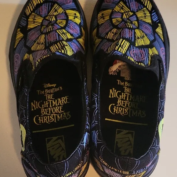 Vans Nightmarw Before Christams Unisex Slip On Sneakers