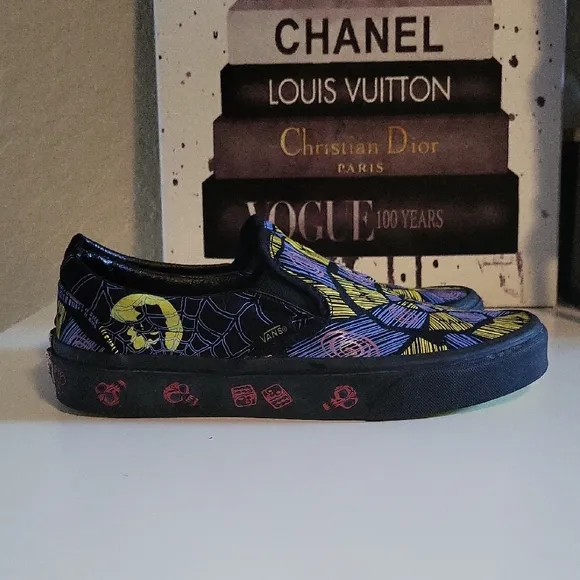 Vans Nightmarw Before Christams Unisex Slip On Sneakers