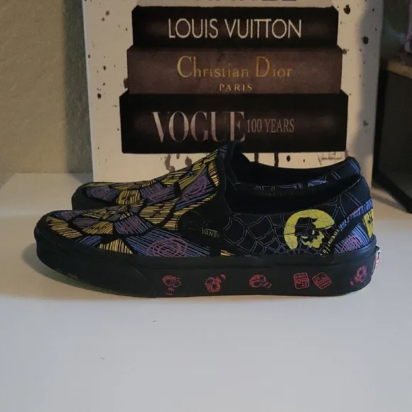 Vans Nightmarw Before Christams Unisex Slip On Sneakers