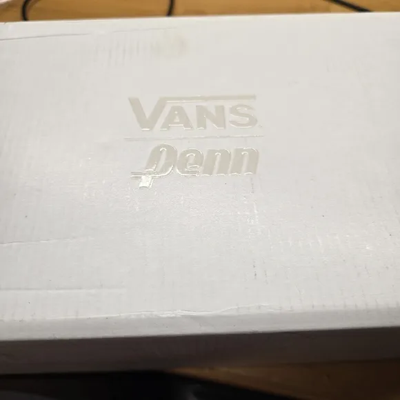 Vans  Penn collaboration Yellow and White Slip-On Sneakers men's 11.5 size
