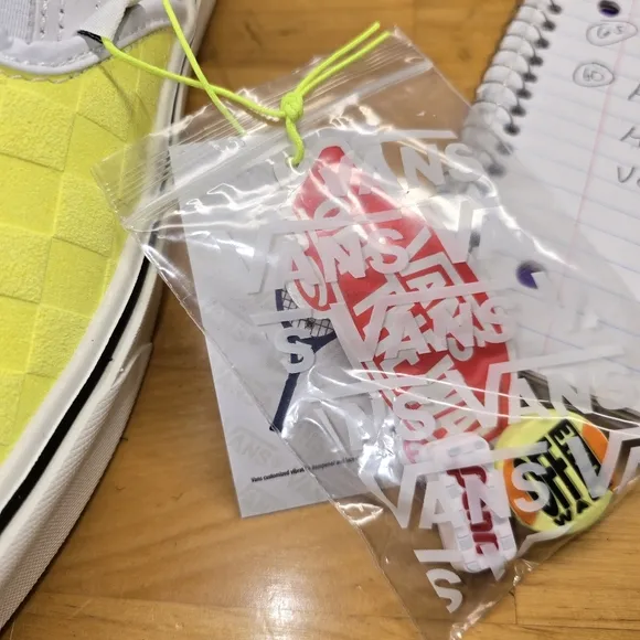 Vans  Penn collaboration Yellow and White Slip-On Sneakers men's 11.5 size