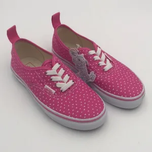 Vans Pink Heart Slip-On Sneakers (girls' size 1.5)