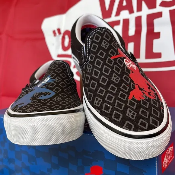 Vans Skate Slip-On Krooked By Natas For Ray Barbee Men’s sneakers