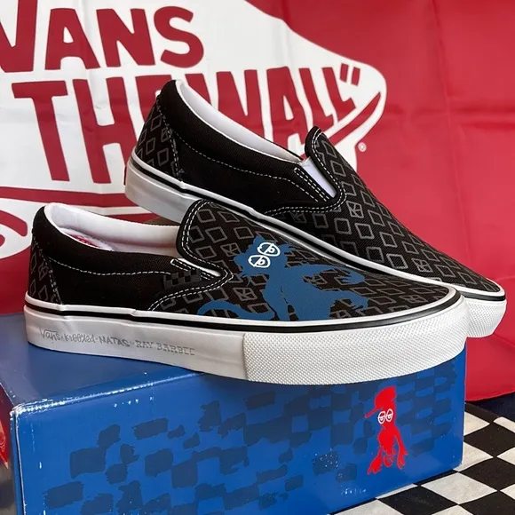 Vans Skate Slip-On Krooked By Natas For Ray Barbee Men’s sneakers