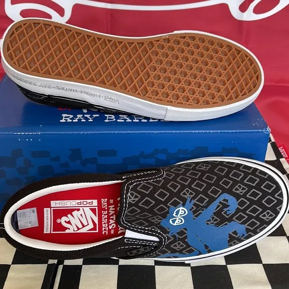 Vans Skate Slip-On Krooked By Natas For Ray Barbee Men’s sneakers