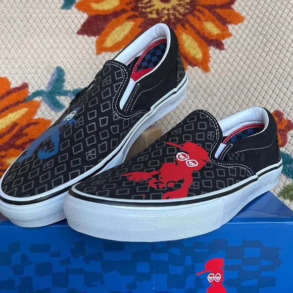 Vans Skate Slip-On(Krooked By Natas For RayVNOA5FCAAPMMen’s sneakers